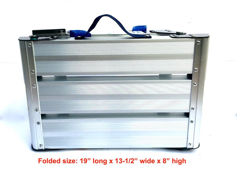 MaxWorks 80773 Foldable Aluminum Platform & Step Stool (350 lbs. Maximum Capacity) - Image 4